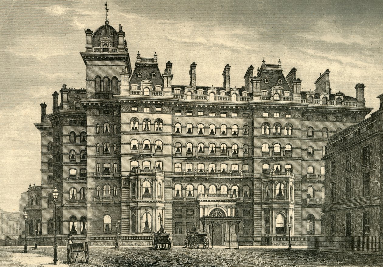 लंघम होटल, सी 1878। द्वारा अज्ञात