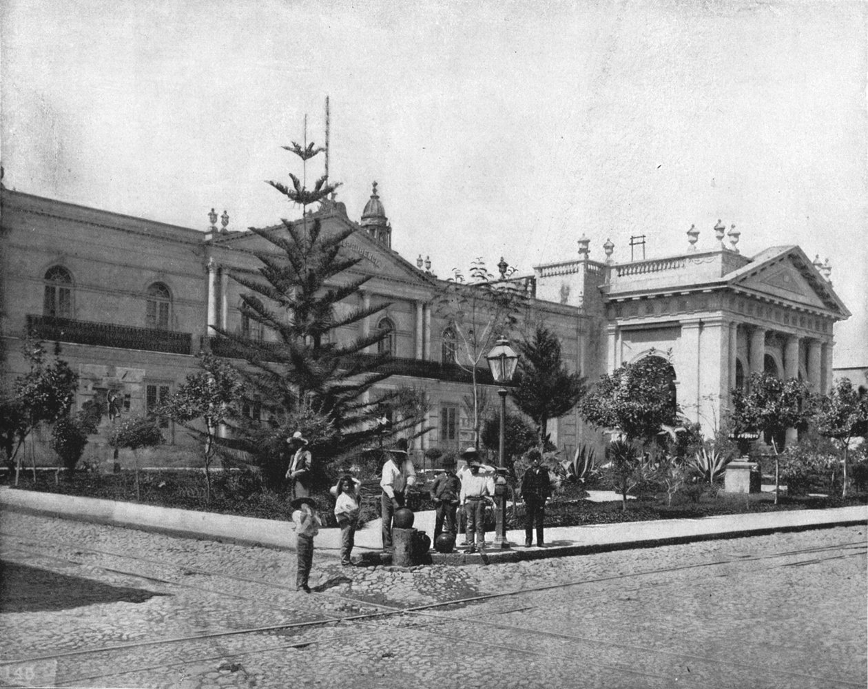 लॉ स्कूल, ग्वाडलाजारा, मैक्सिको, c1900। द्वारा अज्ञात