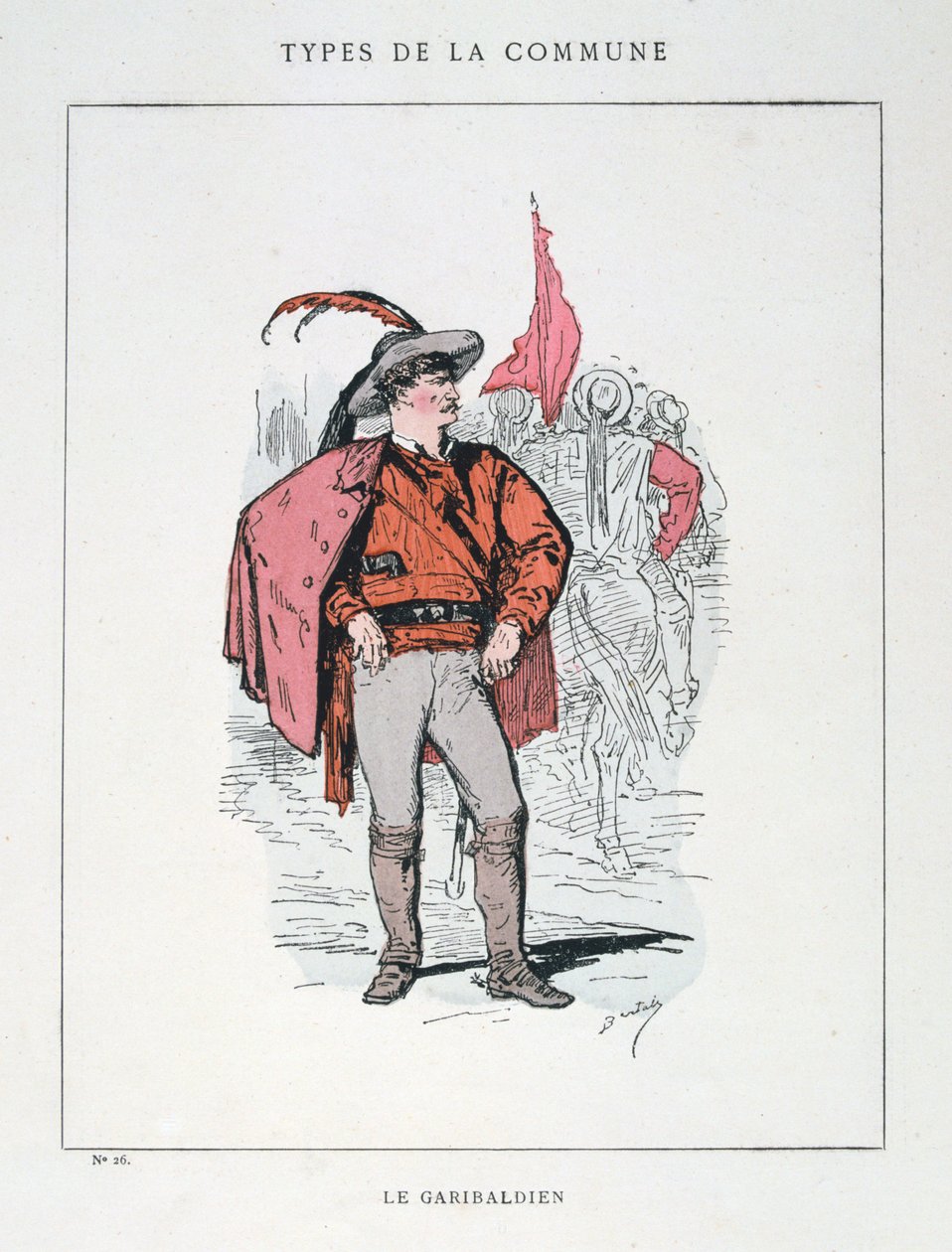 द गैरीबाल्डियन, पेरिस कम्यून, 1871। द्वारा अज्ञात