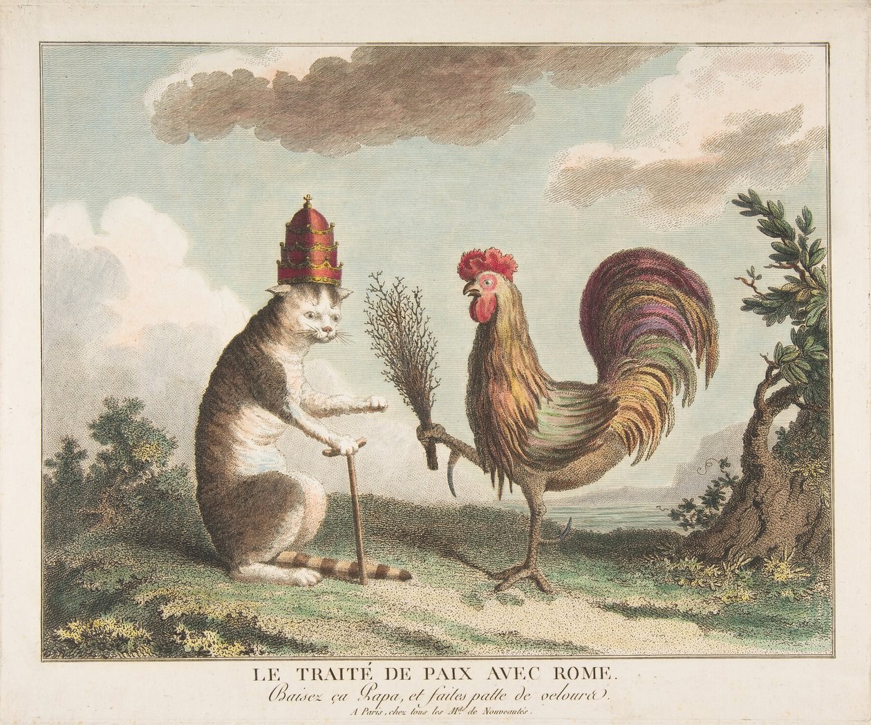 रोम के साथ शांति संधि, रोम के साथ शांति संधि, ca. 1789। द्वारा अज्ञात