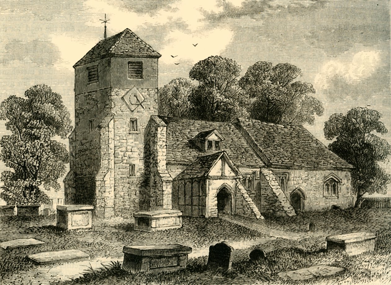 1795 में ली चर्च, c1878। द्वारा अज्ञात