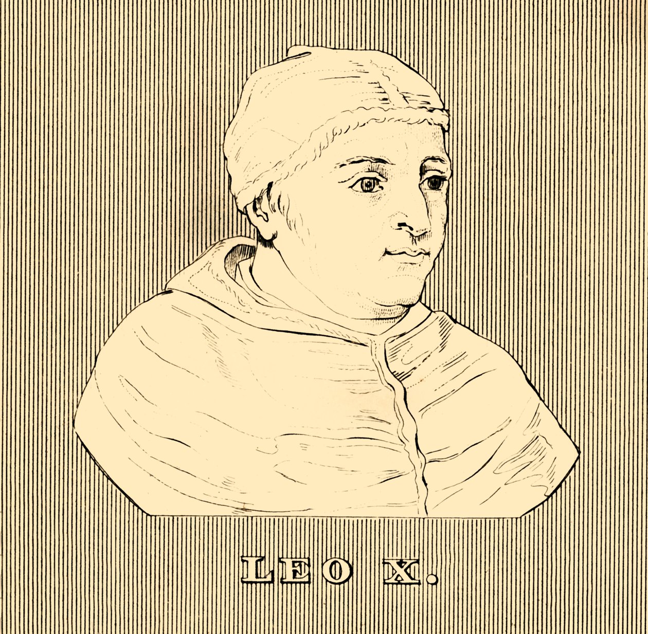 लियो एक्स, 1475-1521, 1830। द्वारा अज्ञात