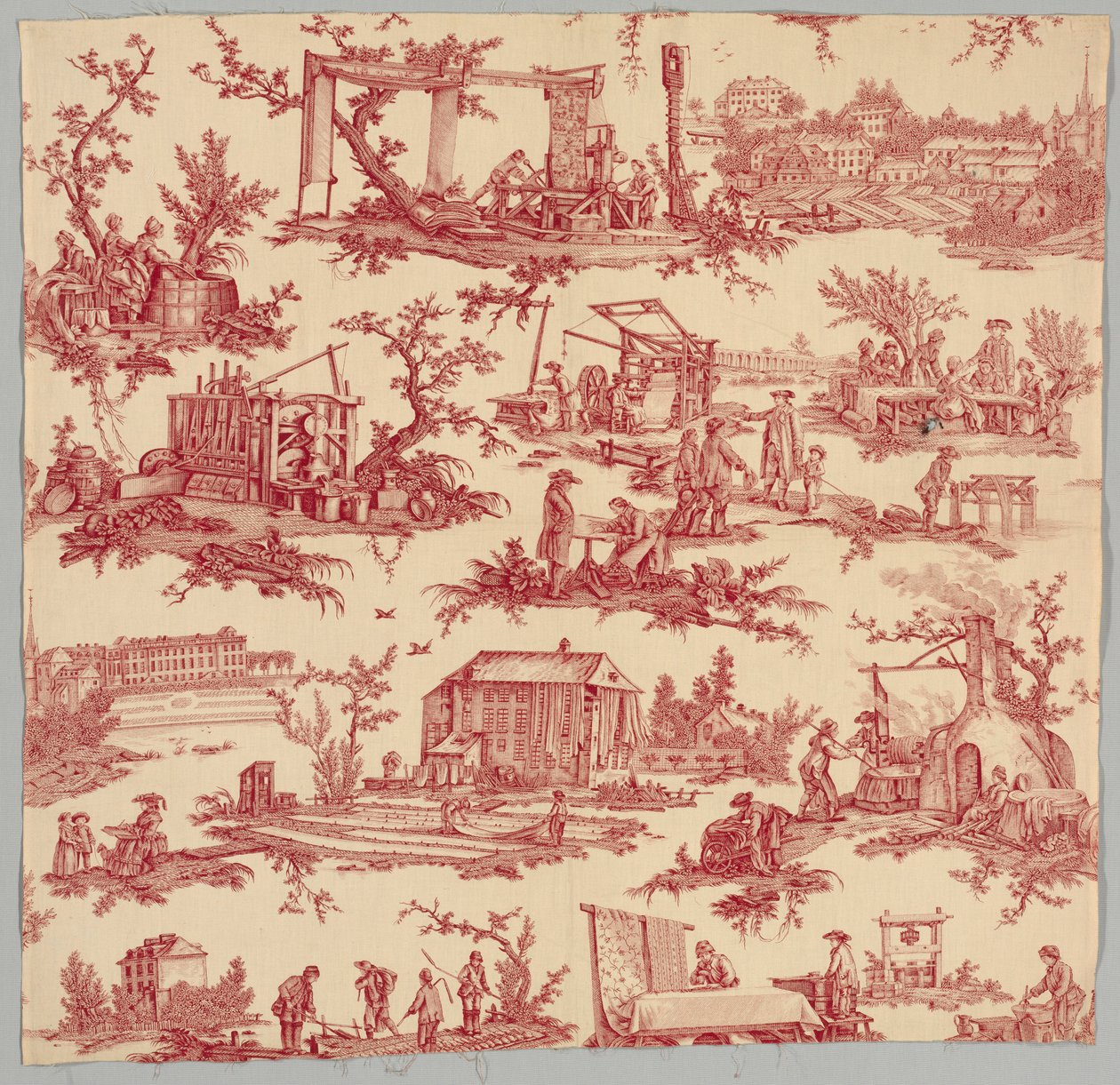 निर्माण कार्य, सी। 1790s। द्वारा अज्ञात