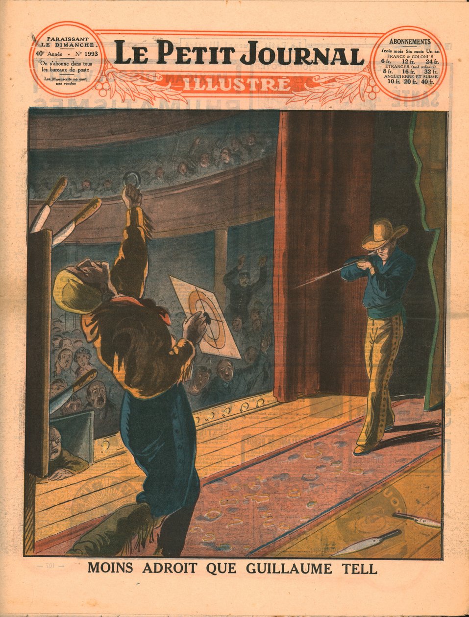 विलियम टेल, 1929 से कम सटीक। द्वारा अज्ञात