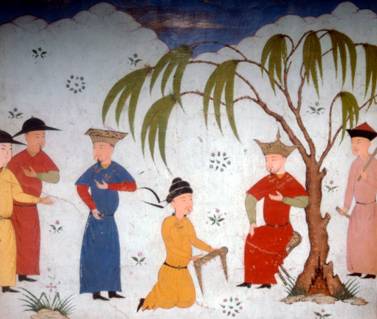 ली-ता-चिह और मकसून, उलजयतु को इतिहास की पुस्तकें प्रस्तुत करते हैं, लगभग 14वीं-15वीं शताब्दी द्वारा अज्ञात