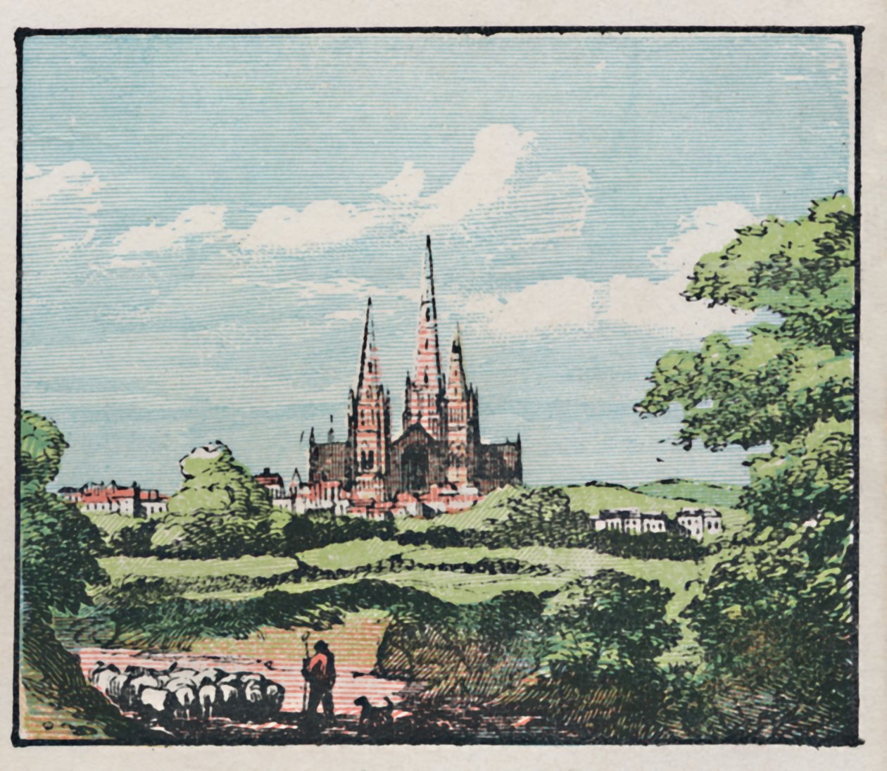 लिचफील्ड, c1910। द्वारा अज्ञात