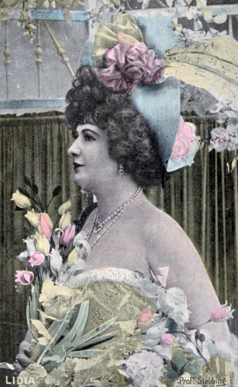 लिडिया, विंटेज फ्रांसीसी पोस्टकार्ड, c1900 द्वारा अज्ञात
