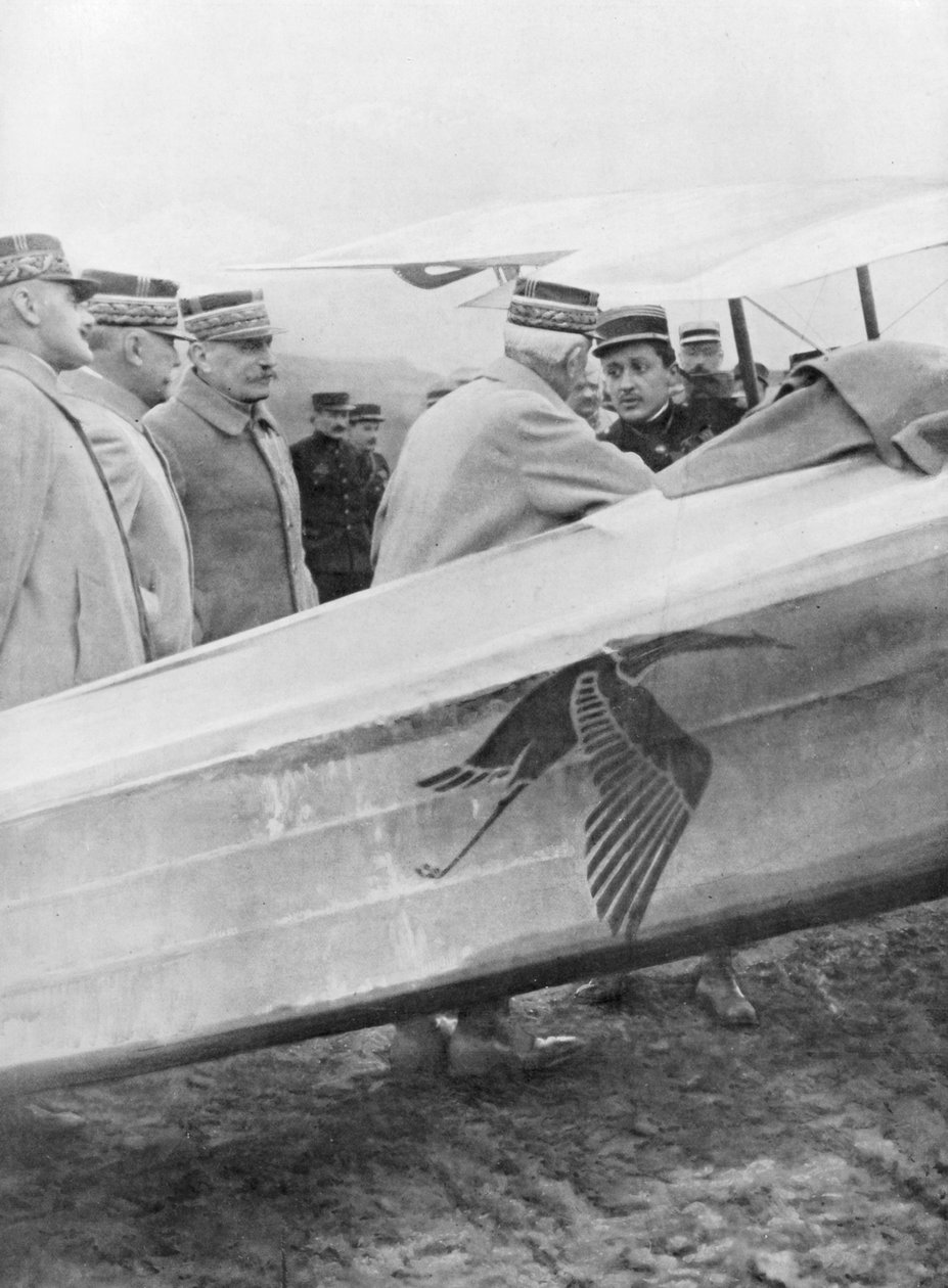 लेफ्टिनेंट जॉर्जेस गुनीमेर फ्रांसीसी जनरलों की बैठक, 19 फरवरी 1917 द्वारा अज्ञात