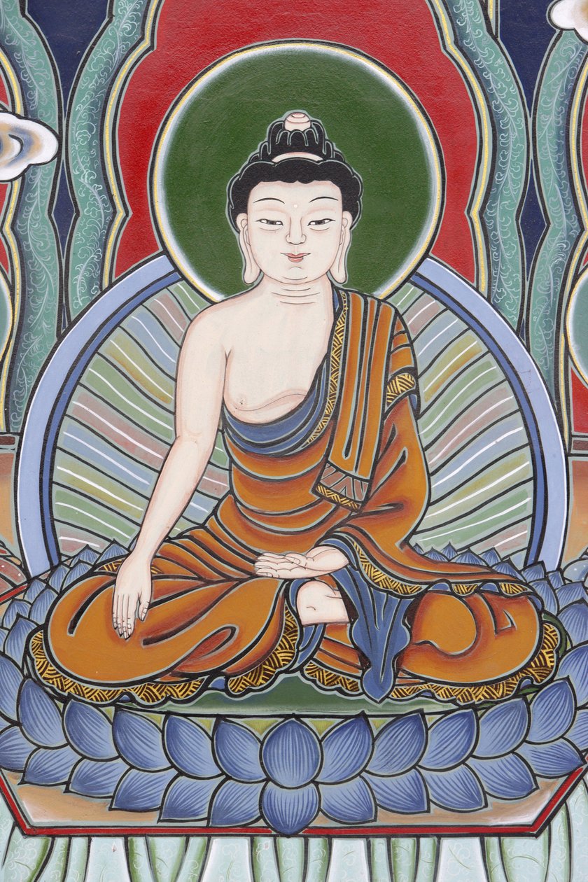 बुद्ध का जीवन ध्यान मुद्रा, सियोल, कोरी डू सुडो द्वारा अज्ञात