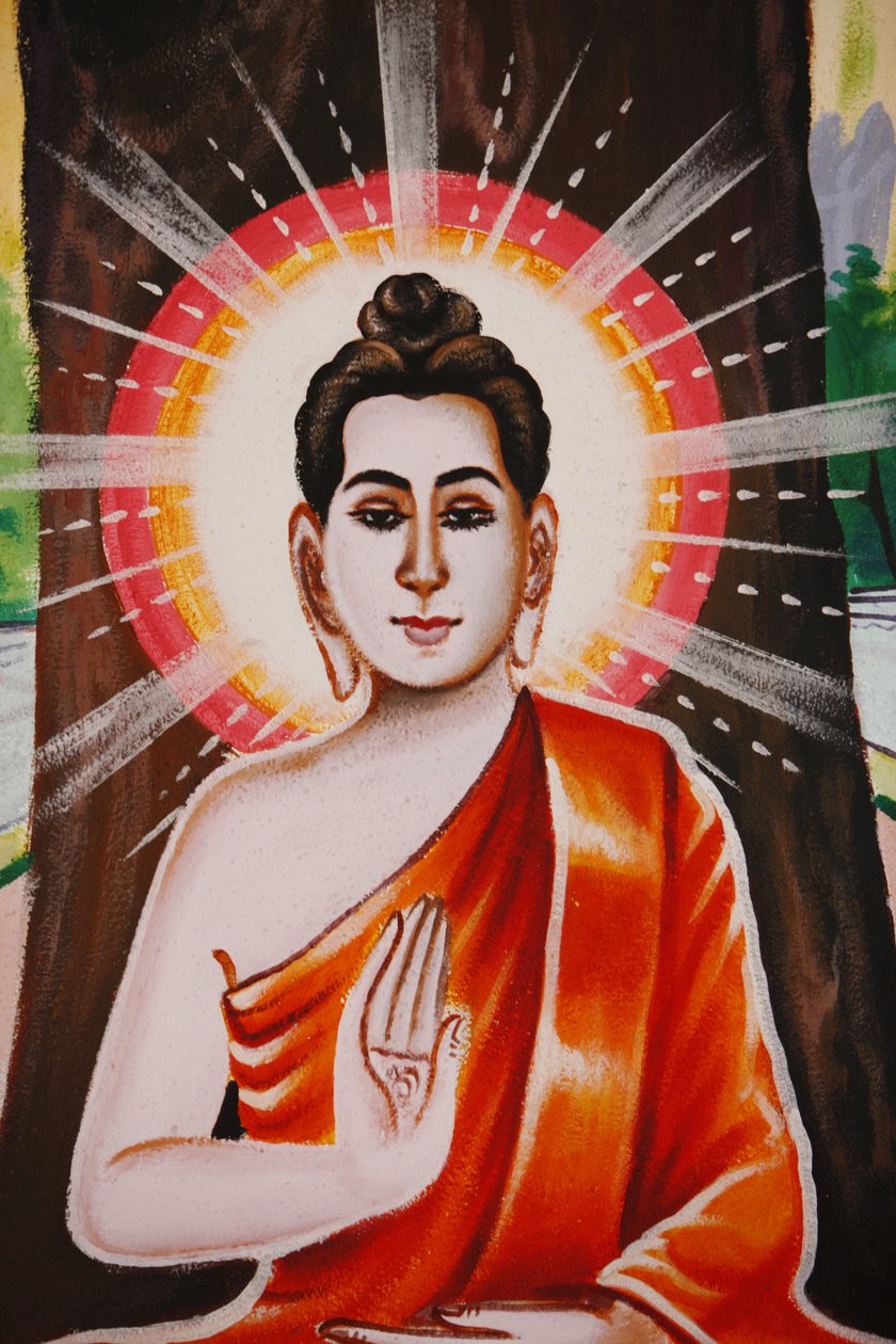 बुद्ध का जीवन चार महान सत्यों की शिक्षा, सिएम रीप, कंबोडिया द्वारा अज्ञात