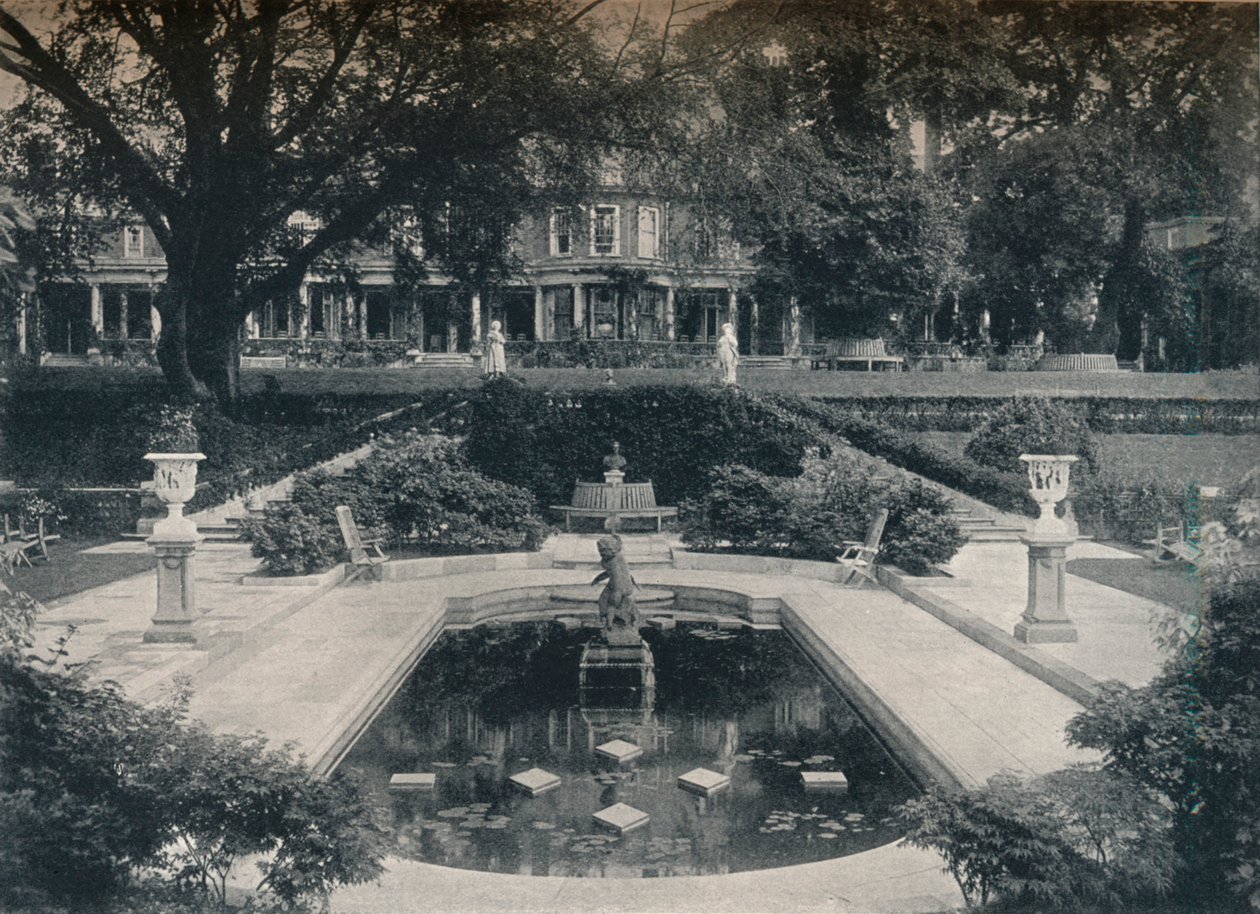 लिली बेसिन और वेस्ट फ्रंट, द हिल, हैम्पस्टेड हीथ, c1900 द्वारा अज्ञात