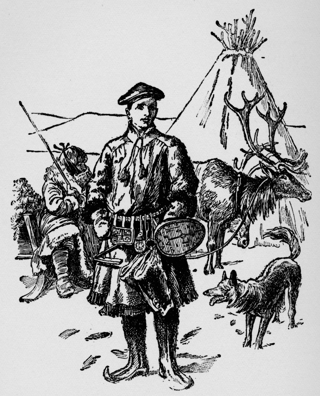 लैपलैंड ड्रेस में लिनिअस, c1918 द्वारा अज्ञात