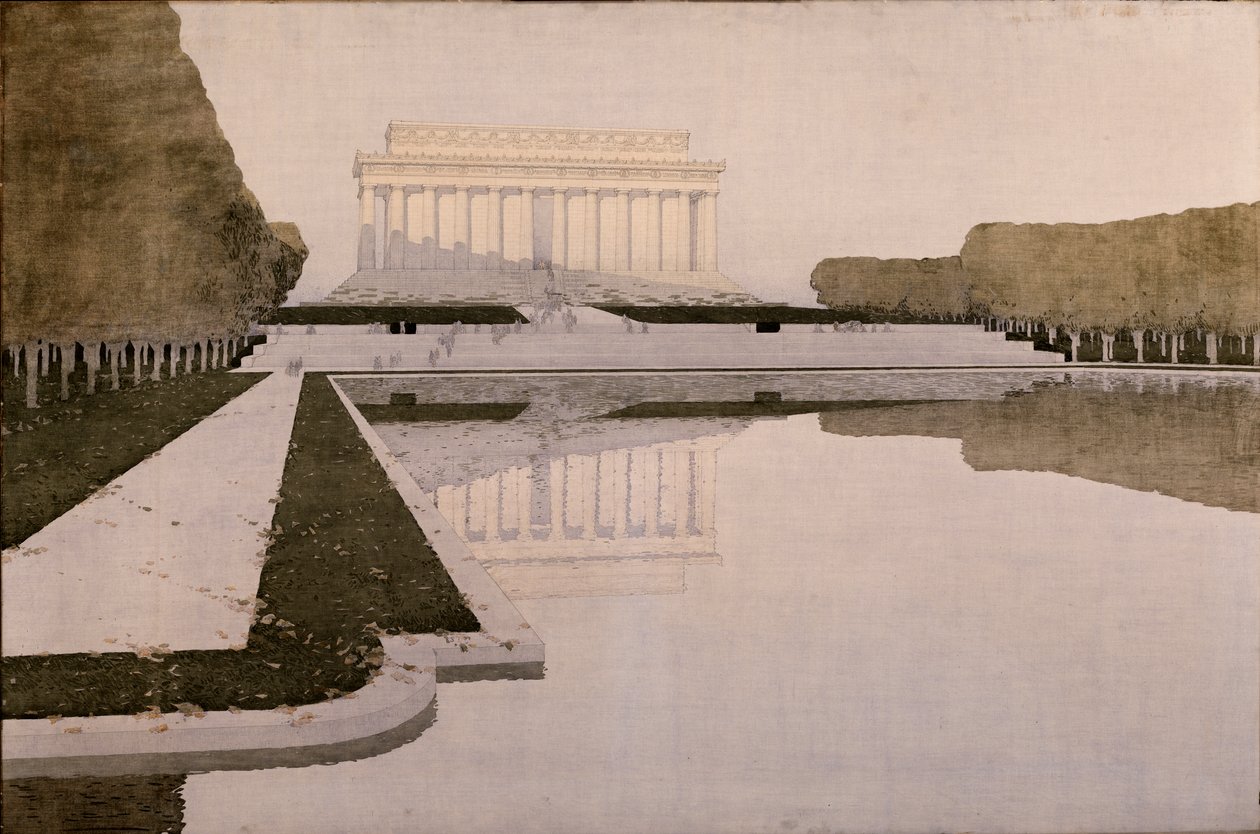 लिंकन मेमोरियल, 1933-1943। द्वारा अज्ञात