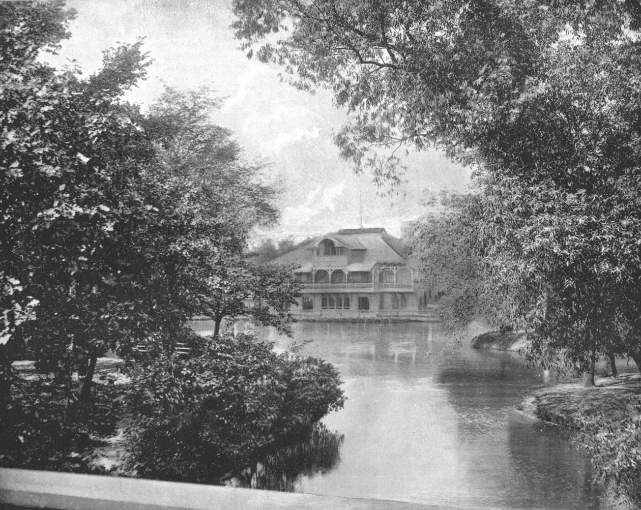 लिंकन पार्क, शिकागो, इलिनोइस, संयुक्त राज्य अमेरिका, c1900। द्वारा अज्ञात