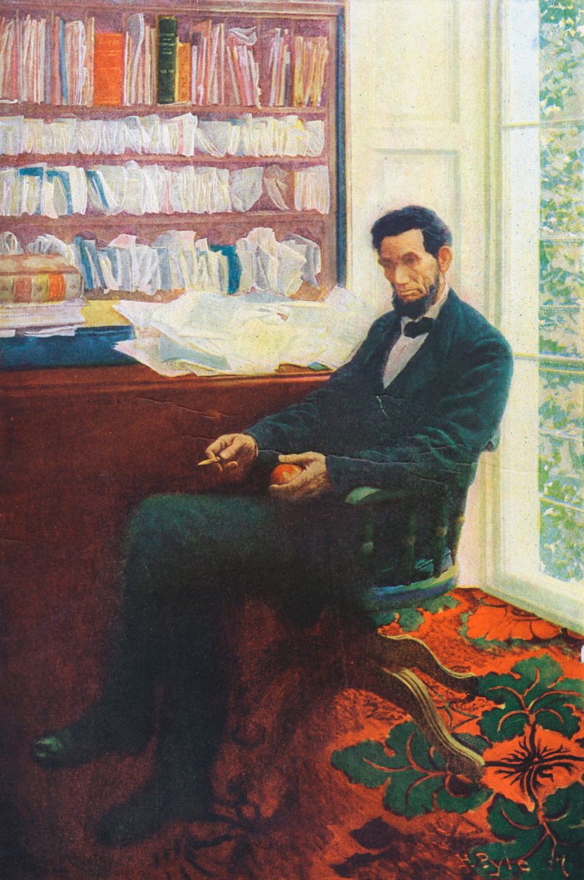 लुमिसन्स लास्ट डे, अब्राहम लिंकन 1891-1865, 1907 द्वारा अज्ञात