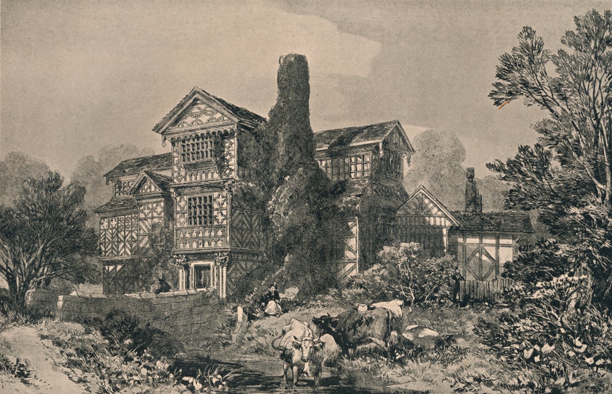 लिटिल मोरेटन हॉल, चेशायर, 1915 द्वारा अज्ञात