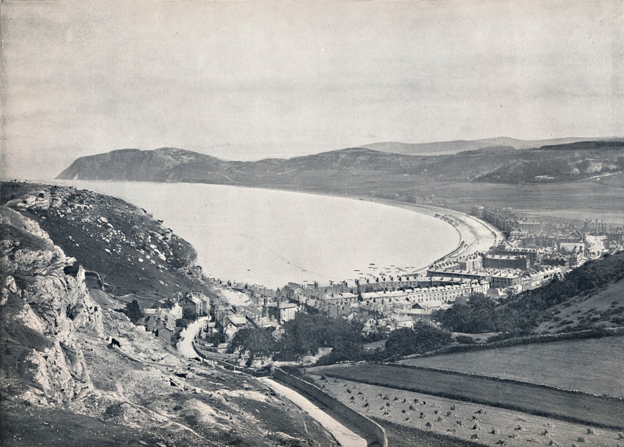 Llandudno - माउंटेन से देख रहे हैं, 1895 द्वारा अज्ञात