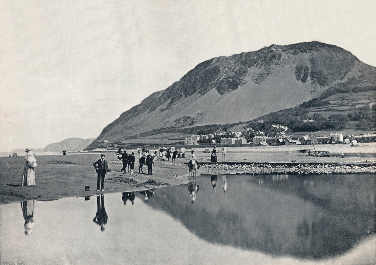 ललनफेइरचन - द विलेज एंड पेनमेनावर माउंटेन, 1895 द्वारा अज्ञात