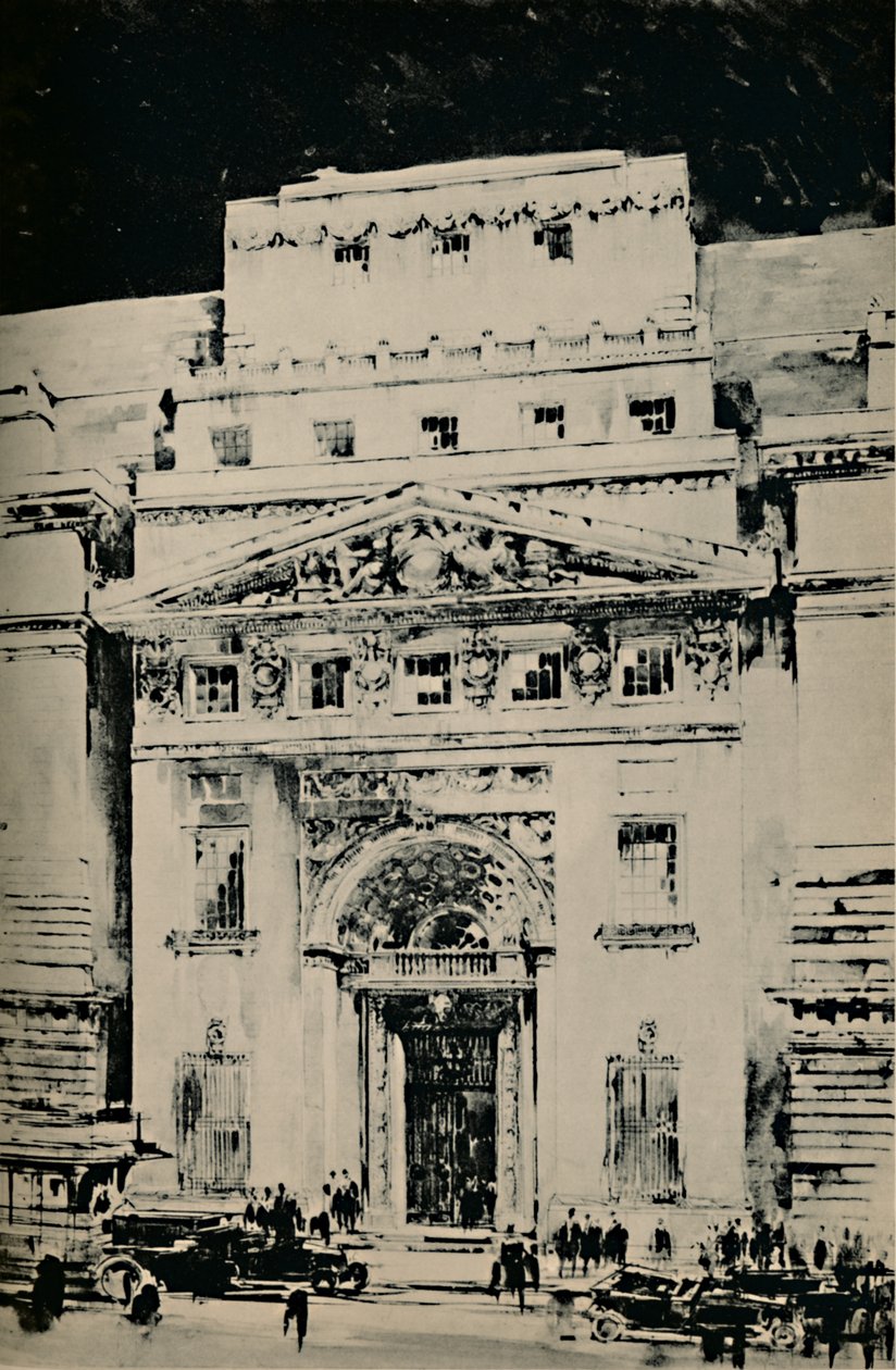 लॉयड्स न्यू बिल्डिंग: एंट्रेंस लीडनहॉल स्ट्रीट, 1928 में द्वारा अज्ञात