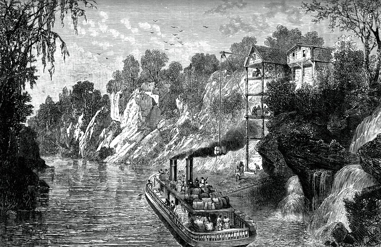 एक कपास स्टीमर लोड हो रहा है, c1880 द्वारा अज्ञात
