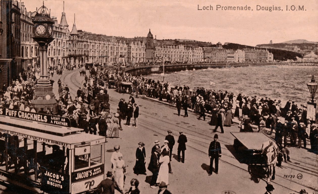 Loch Promenade, डगलस, आइल ऑफ मैन, c1920 द्वारा अज्ञात
