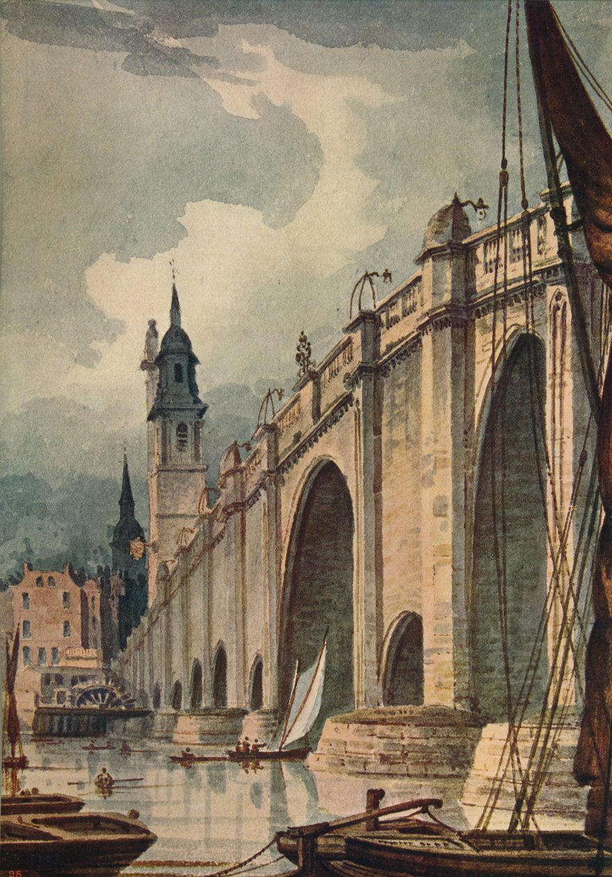 लंदन ब्रिज, 1893, सी 1915 द्वारा अज्ञात