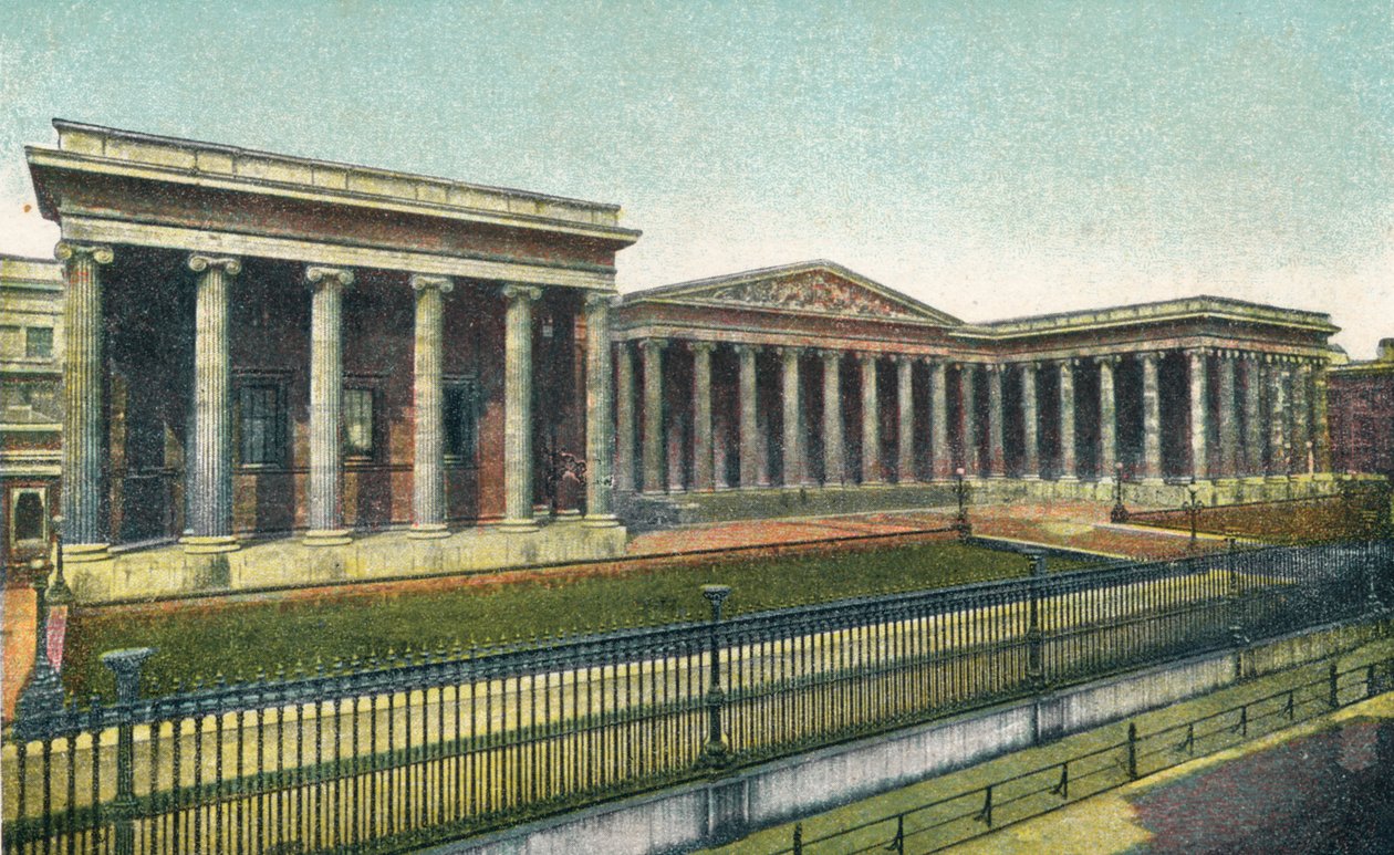 लंदन, ब्रिटिश संग्रहालय, c1900। द्वारा अज्ञात