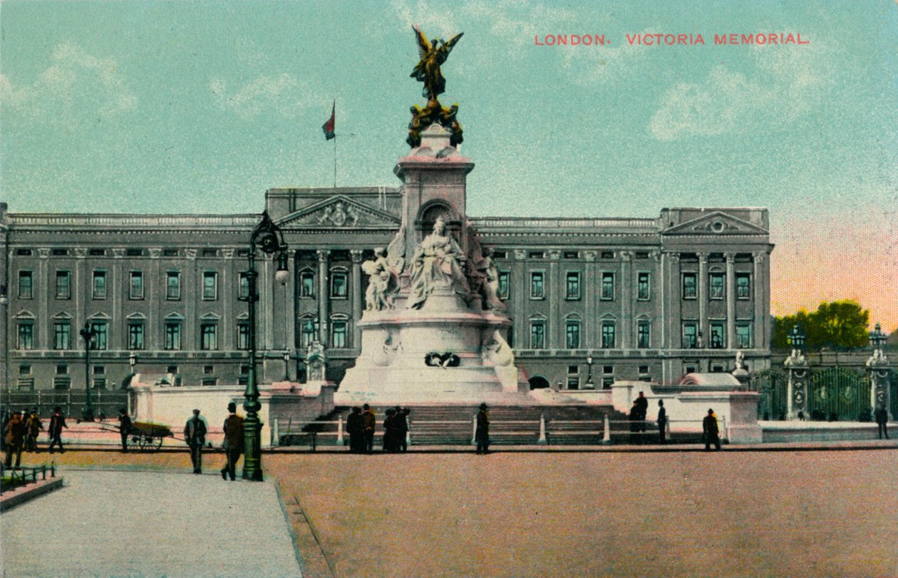 लंदन, विक्टोरिया मेमोरियल, c1913 द्वारा अज्ञात