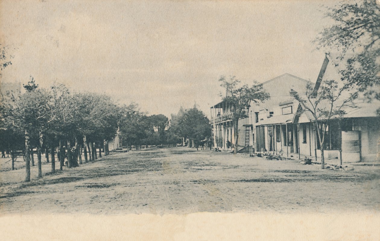 लूप स्ट्रीट, मिडलबर्ग, केप कॉलोनी, 1901-1910। द्वारा अज्ञात