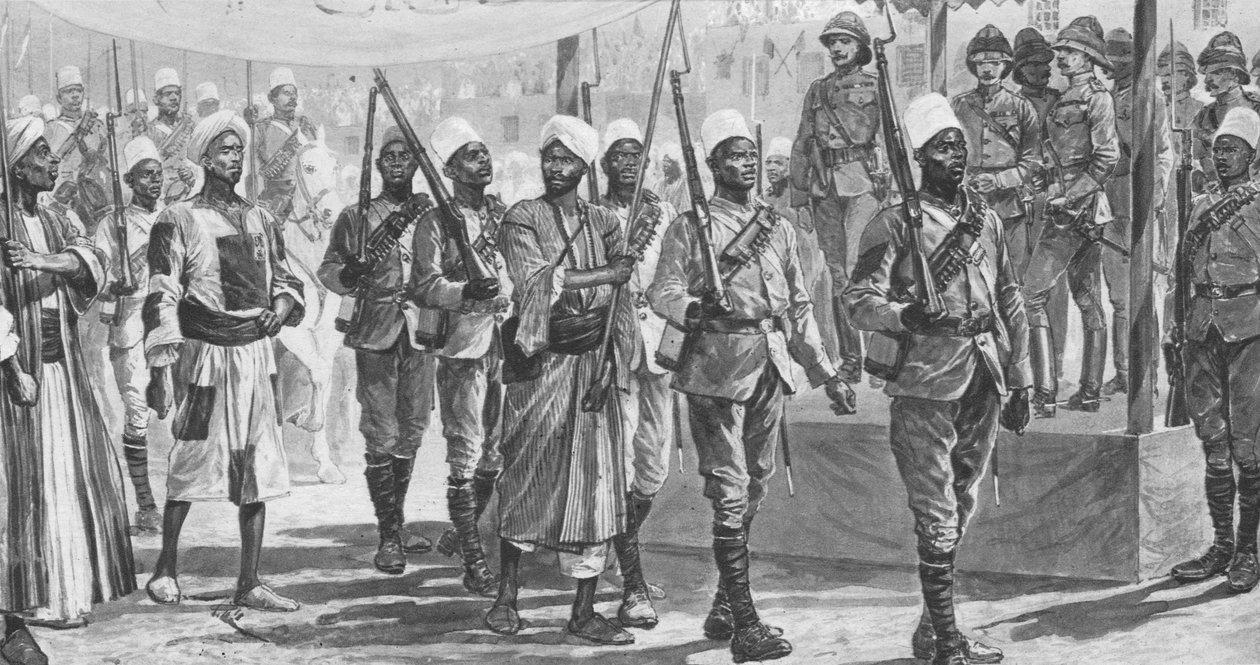 लॉर्ड किचनर्स कॉन्डेस्ट ऑफ द सौदान, 1896-98: ... अटबारा की लड़ाई के बाद, 1901। द्वारा अज्ञात