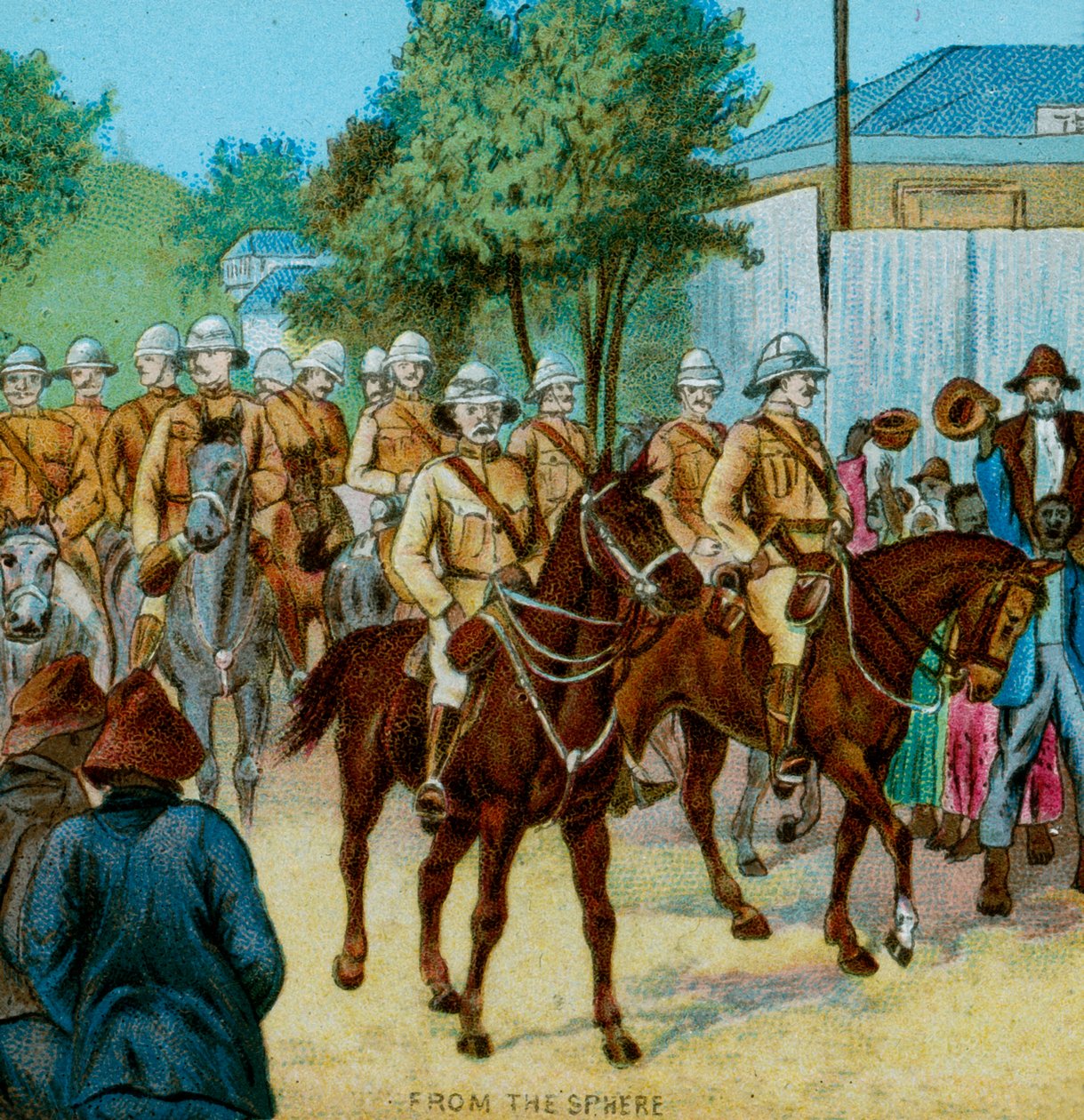लॉर्ड रॉबर्ट्स ने ब्लोएमफोंटीन, 1900 में प्रवेश किया द्वारा अज्ञात