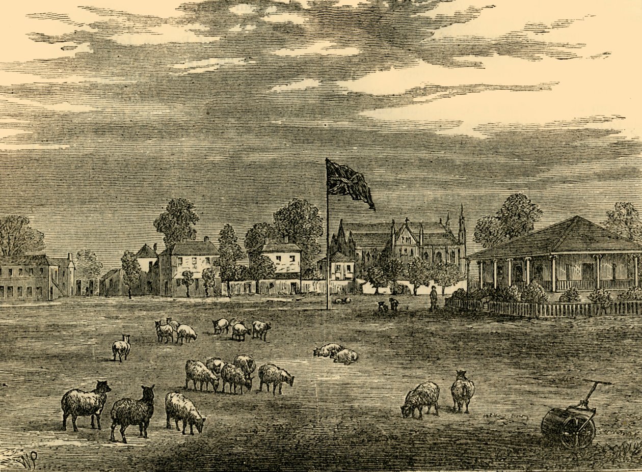 1837 में लॉर्ड्स ग्राउंड, c1876। द्वारा अज्ञात