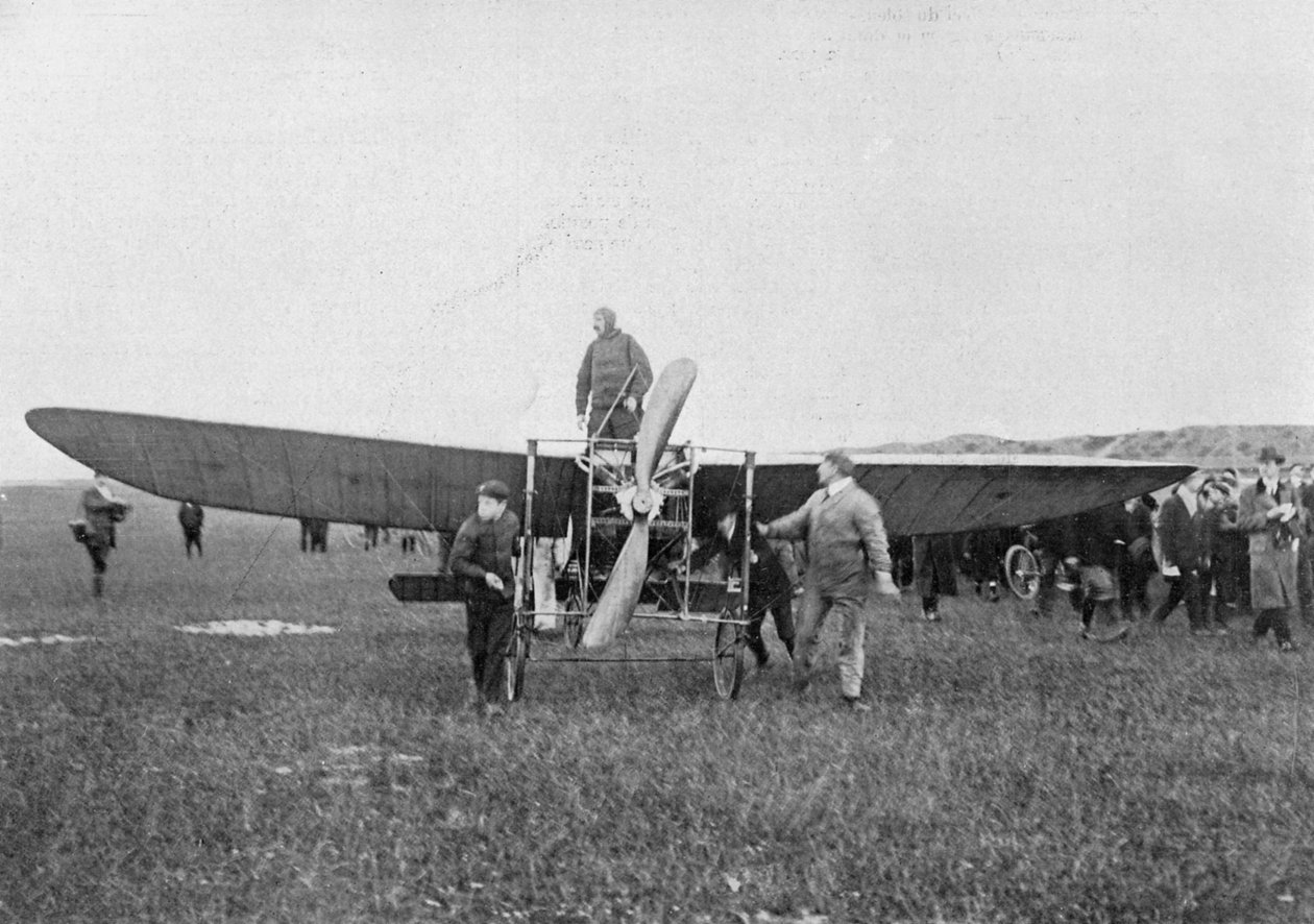 लुई ब्लेयर अंग्रेजी चैनल, 1909 में पहली सफल उड़ान बनाने वाले थे द्वारा अज्ञात