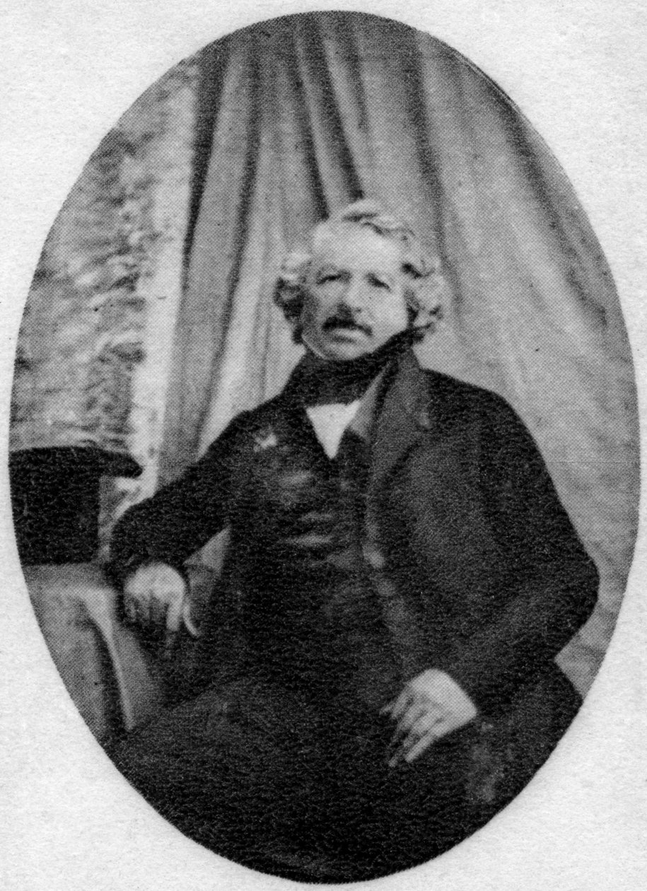 लुई डागुएरे, फ्रांसीसी फोटोग्राफी अग्रणी, c1845-1851 द्वारा अज्ञात