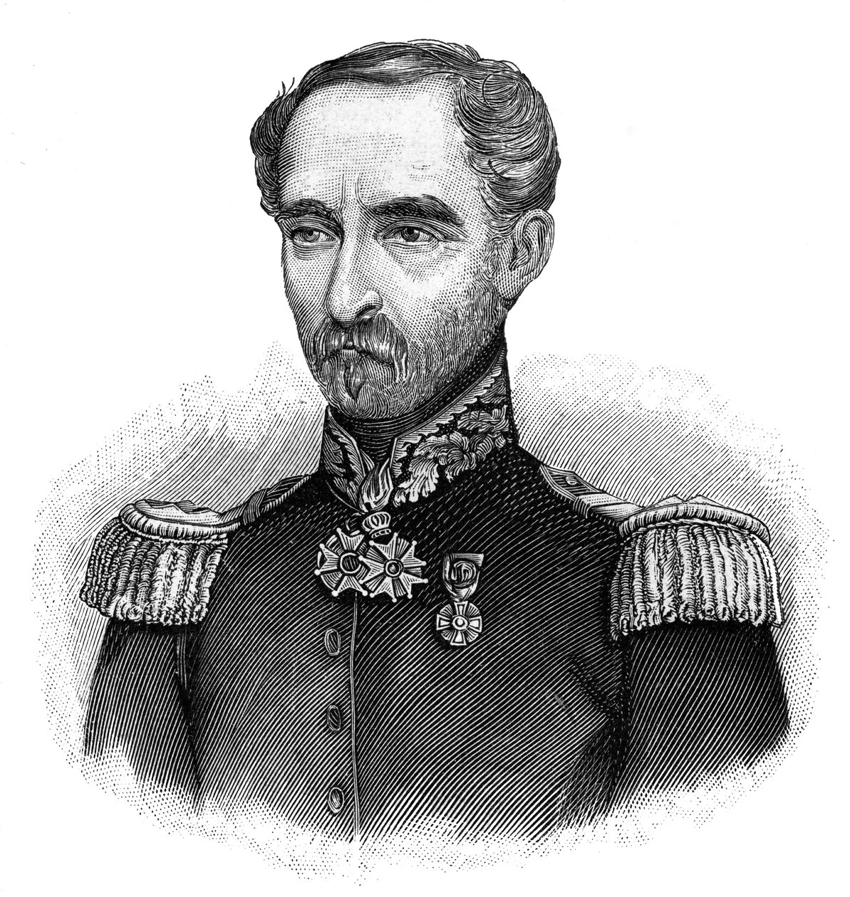 लुई यूजेन कैविग्नैक 1802-1857, फ्रांसीसी सामान्य, 1900 द्वारा अज्ञात