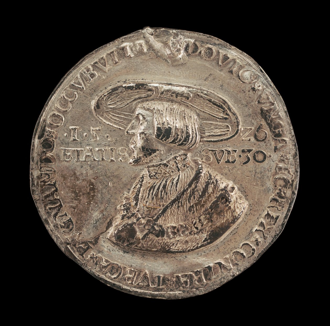 लुई द्वितीय, 1506-1526, हंगरी और बोहेमिया के राजा 1516 [सामने], 1526। द्वारा अज्ञात
