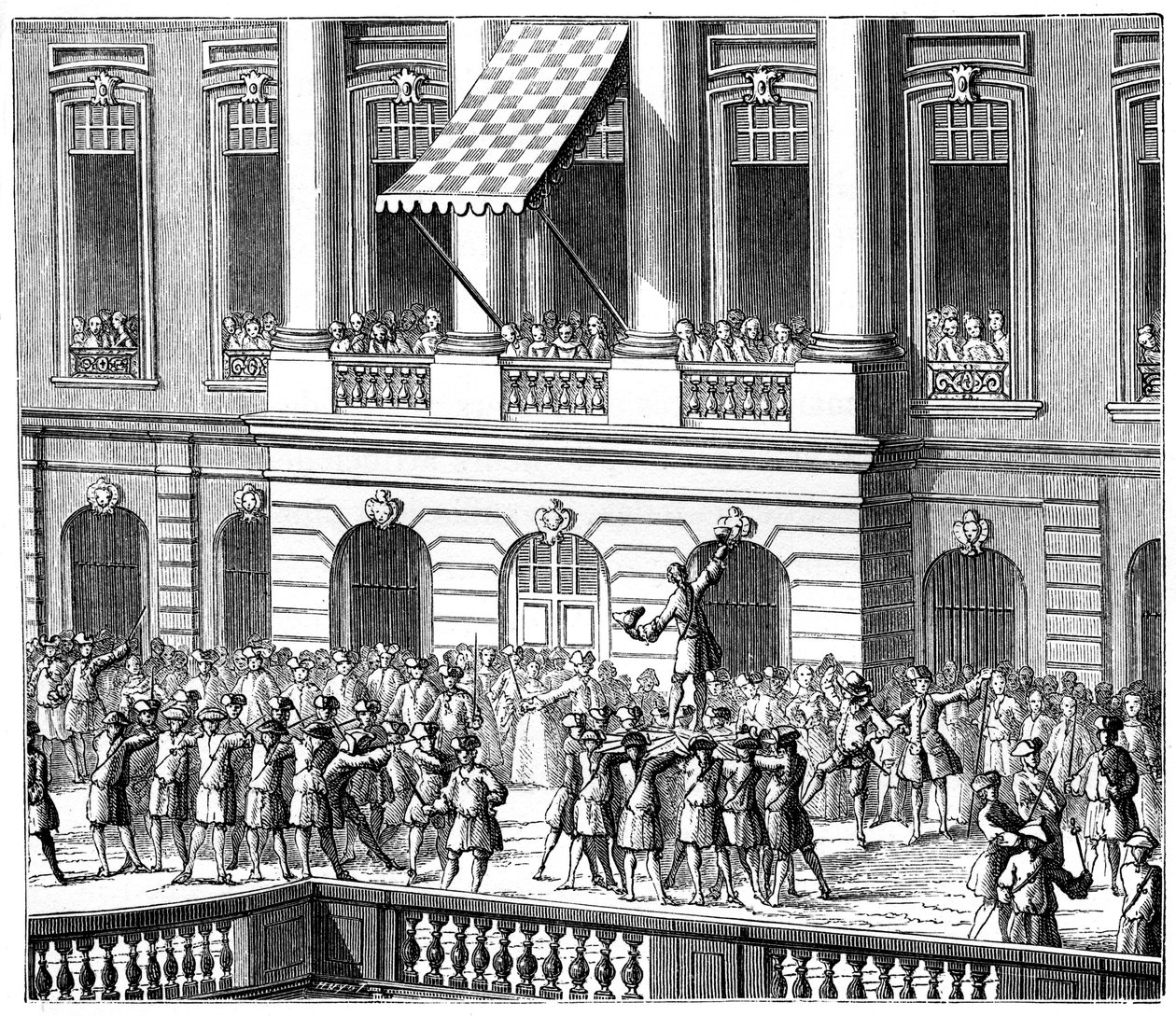 स्ट्रासबर्ग में लुई XV, 1744, 1885 द्वारा अज्ञात
