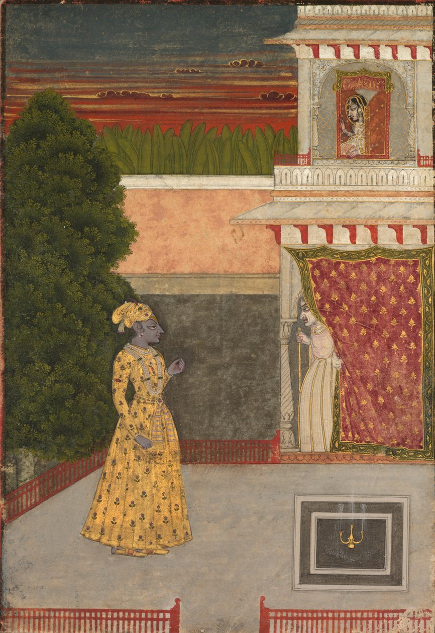 प्रेमी और एक पुराना क्रोन, सी। 1780 - 1790। द्वारा अज्ञात
