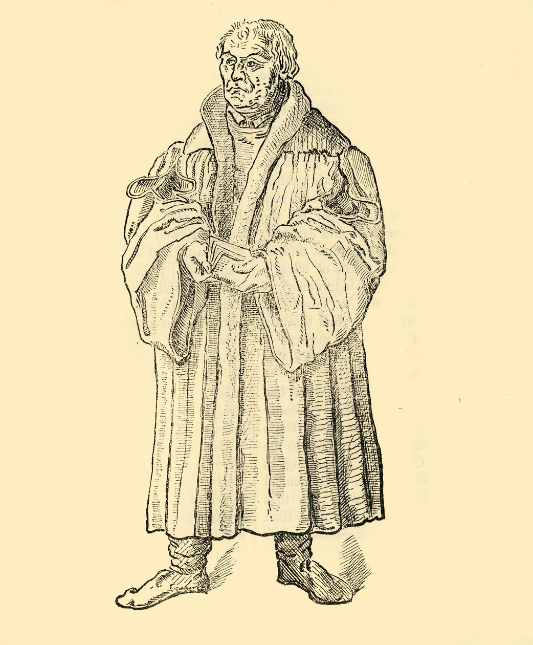 लूथर प्रीचिंग, c1500-1520, 1890। द्वारा अज्ञात