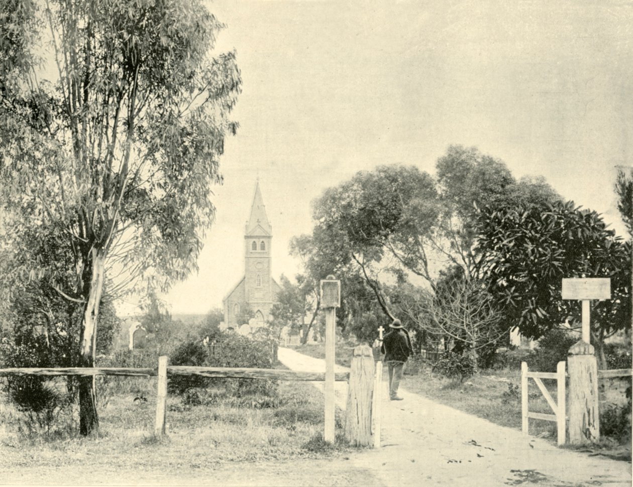 लूथरन चर्च, तनुंडा, 1901। द्वारा अज्ञात
