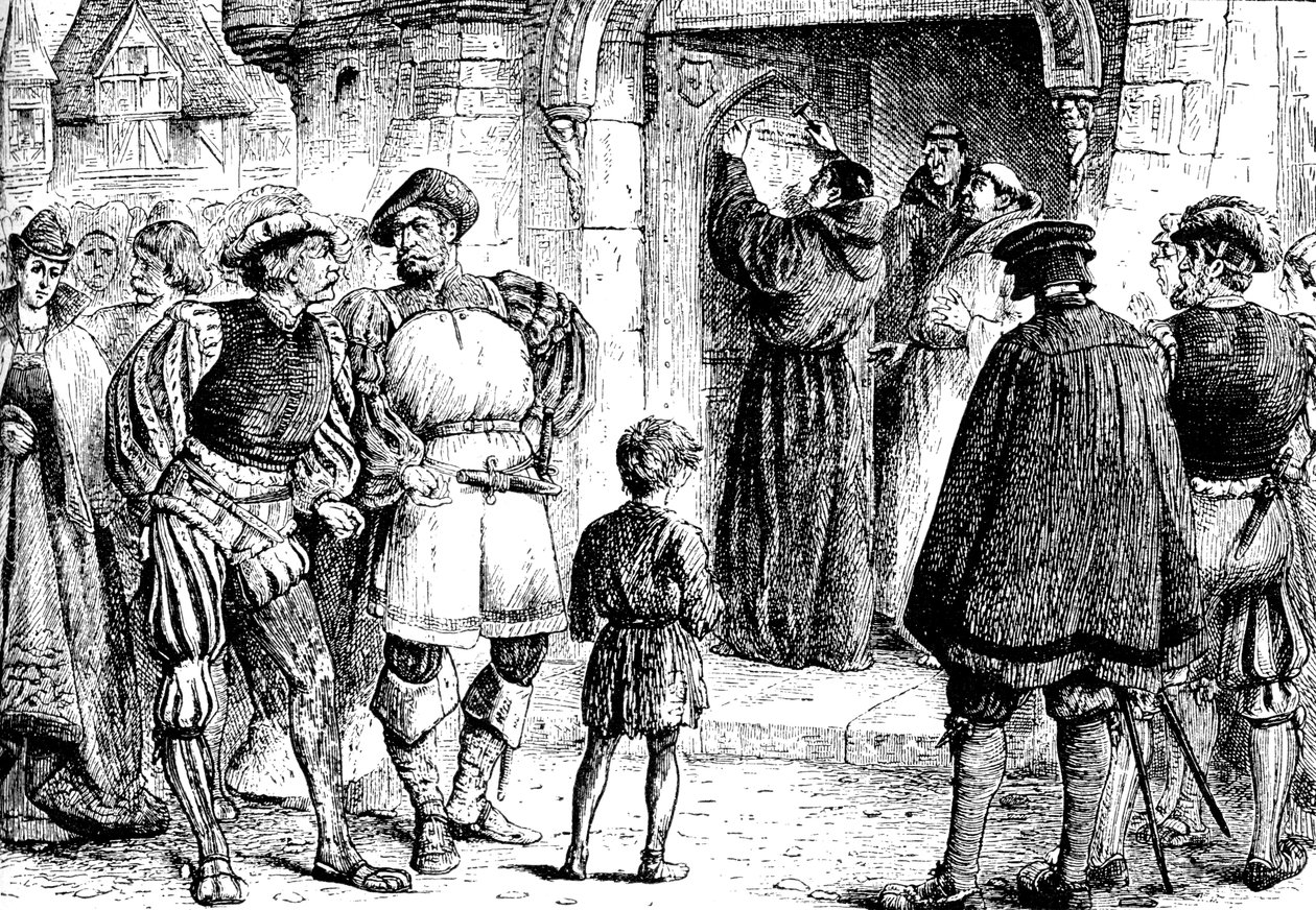 लूथर का प्रोटेस्ट, 1517, 1909 द्वारा अज्ञात