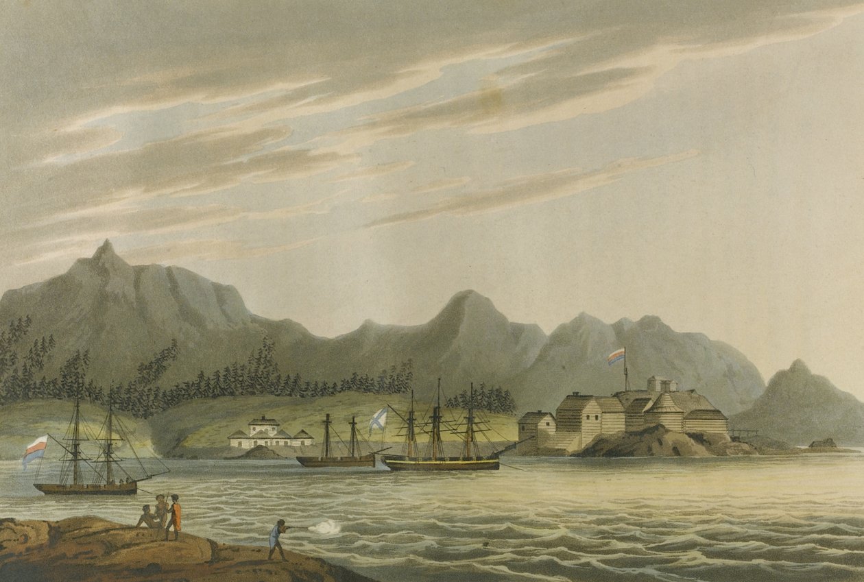 लिसेन्स्की: ए वॉयेज राउंड द वर्ल्ड इन द इयर्स 1803-06, द शिप नेवा द्वारा अज्ञात