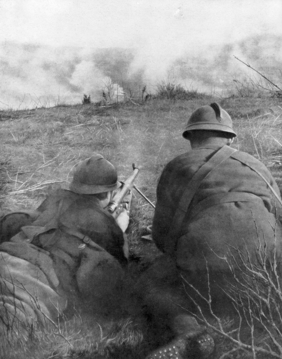 28 अप्रैल 1918, 1926 को फ्रांस के हैंगर्ड वुड, पिकार्डी के किनारे मशीन गनर द्वारा अज्ञात