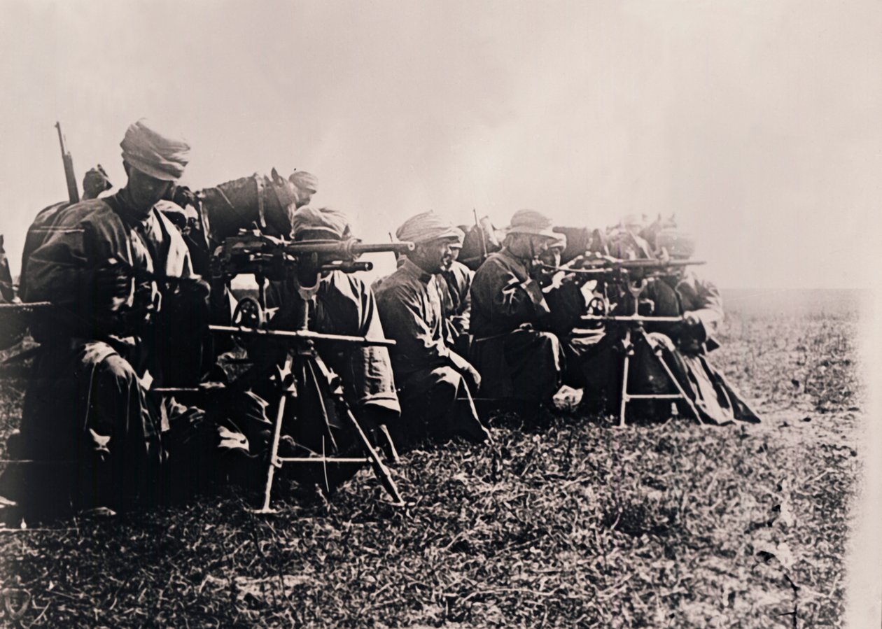 मशीन गनर, c1914-c1918 द्वारा अज्ञात