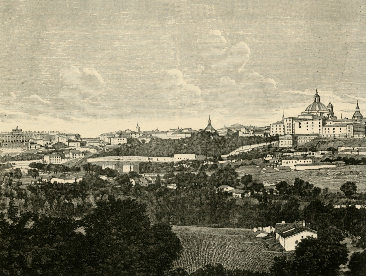 मैड्रिड, 1890। द्वारा अज्ञात