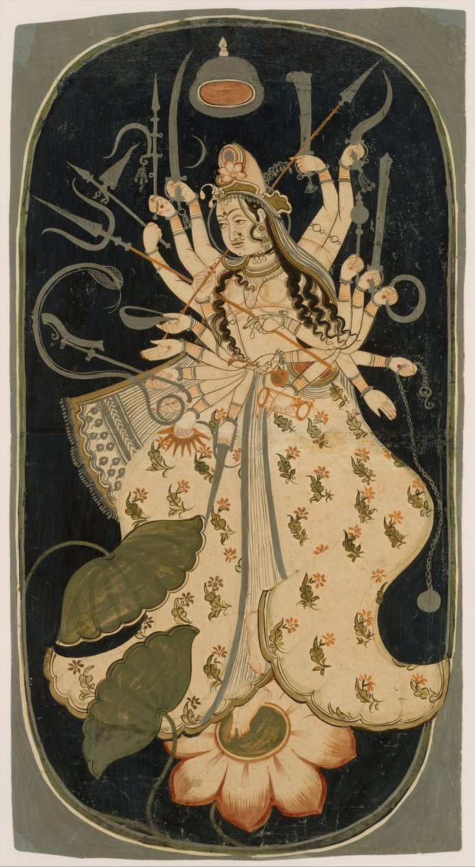 महादेवी, महान देवी, सीए। 1725। द्वारा अज्ञात