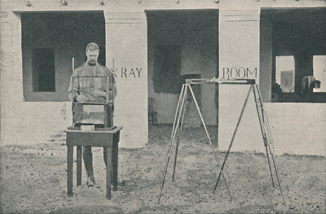 स्थानीयकरण उपकरण, c1890, 1910 का उपयोग करते हुए प्रमुख बैटरबी द्वारा अज्ञात