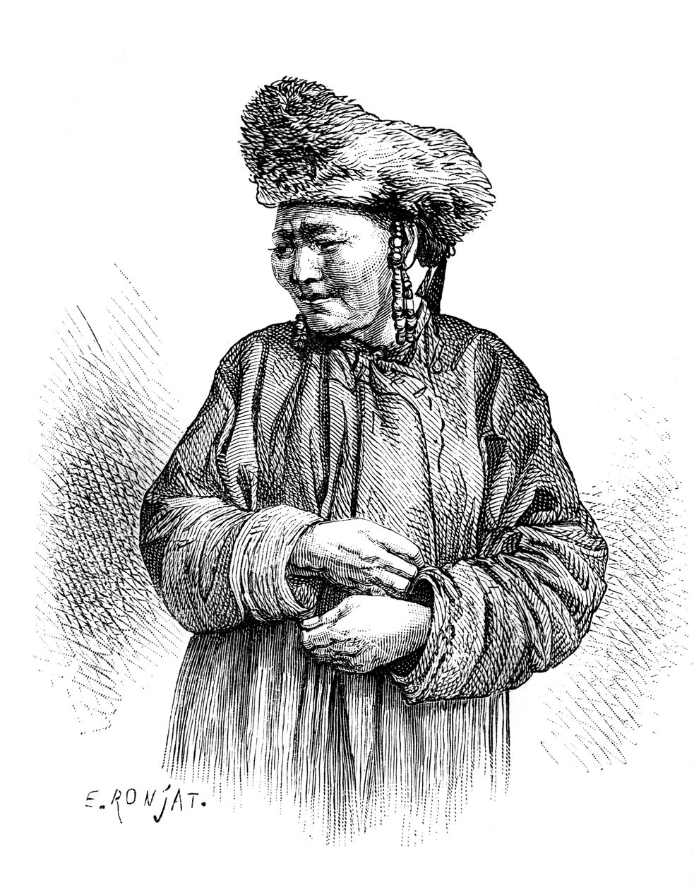 मांचू महिला, सी 1890 द्वारा अज्ञात