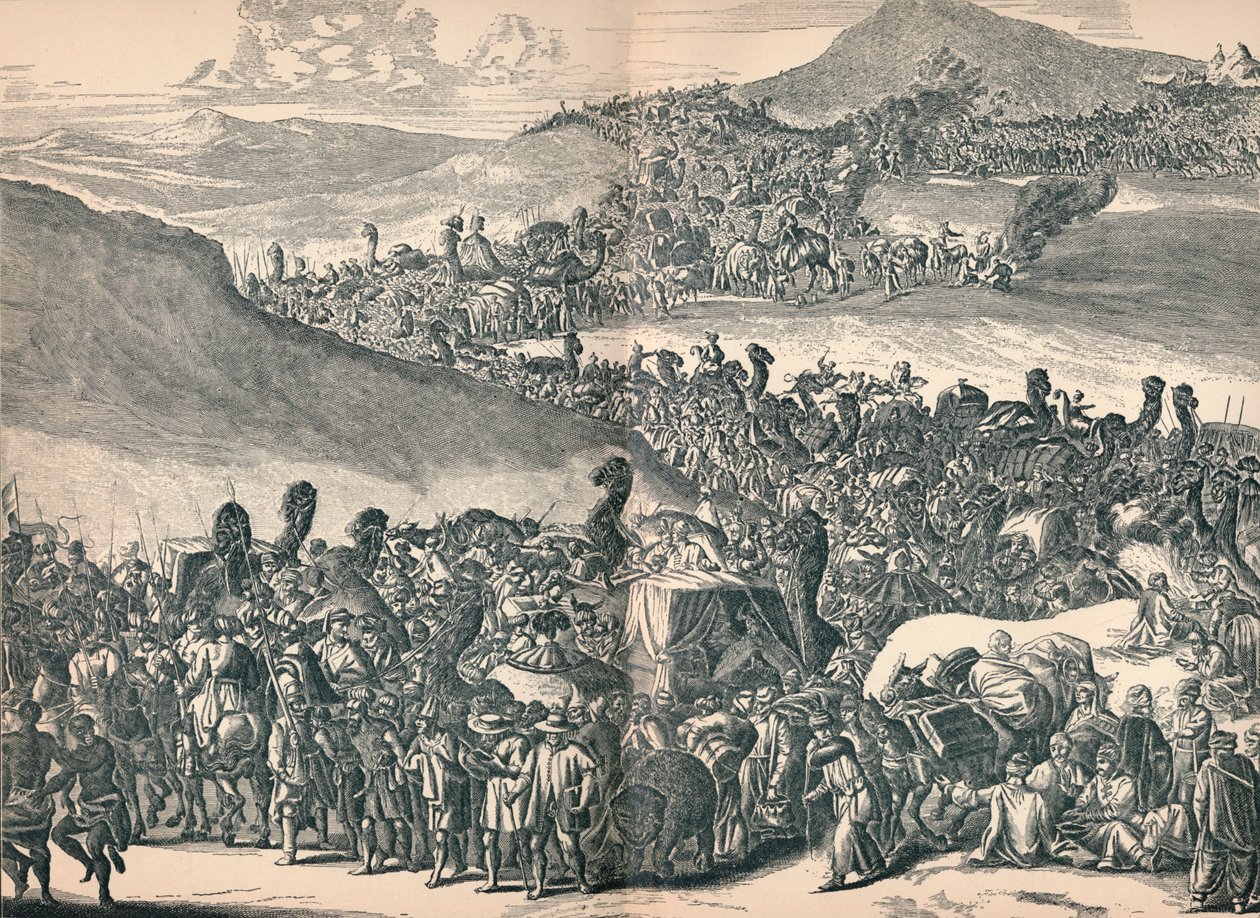 मनसा मूसा ऑन हिज वे टू मक्का, c1670, 1903 द्वारा अज्ञात