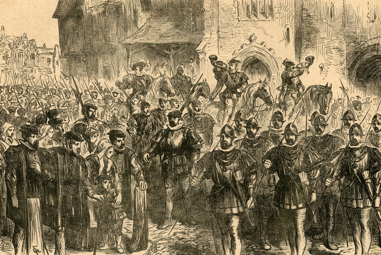 मार्च ऑफ़ द आर्कर्स, 1897। द्वारा अज्ञात